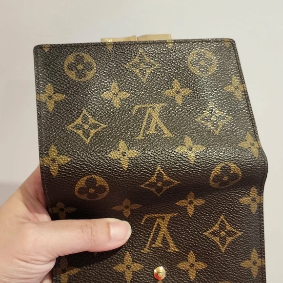 Louis Vuitton Monogram Canvas Card & Key Holder in Brown and Gold - Picture 8 of 8